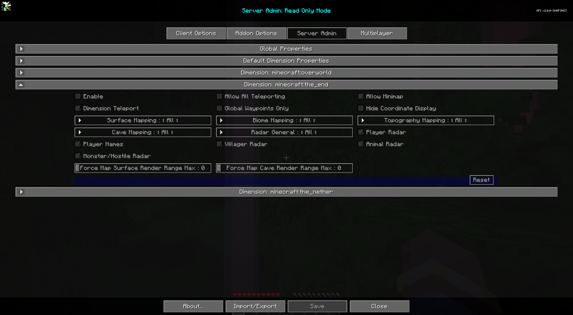 Dimension-Minecraft-End