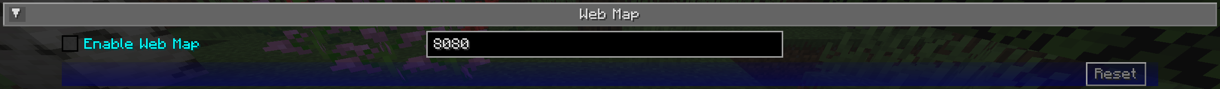 Webmap-Settings